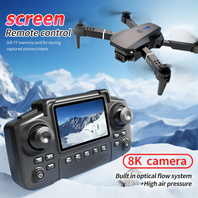 Professional E88 PRO Drone wit - Drone Camera 4K recension och pris