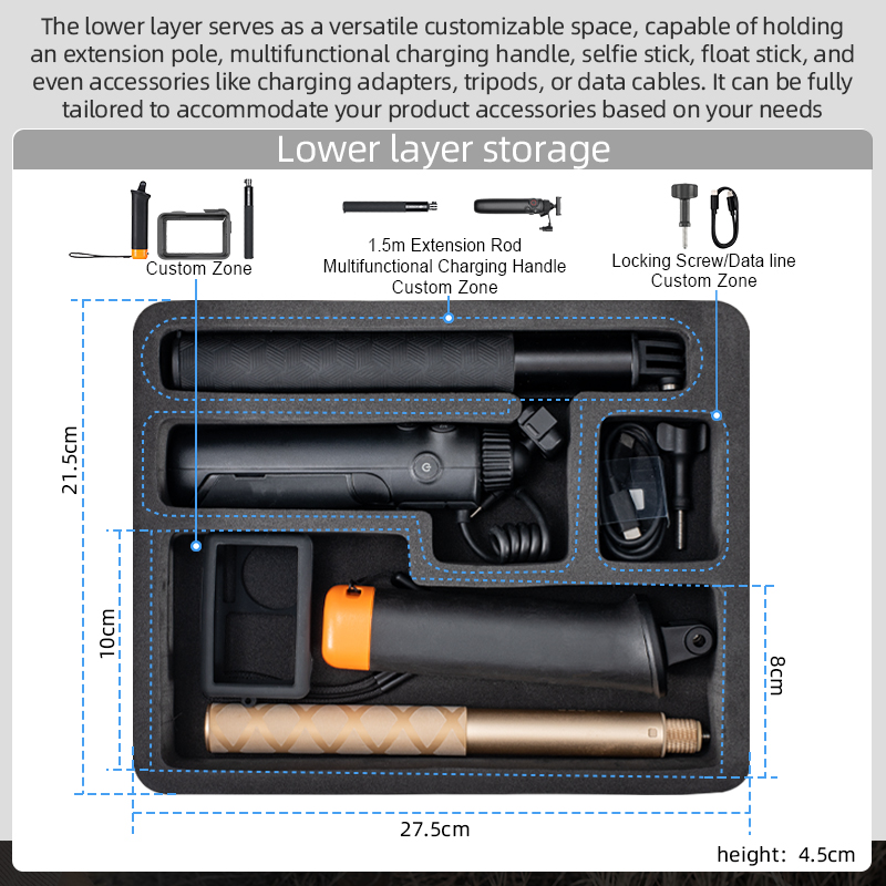 STARTRC 2 Layers Portable Trav - Drone Camera Case recension och pris